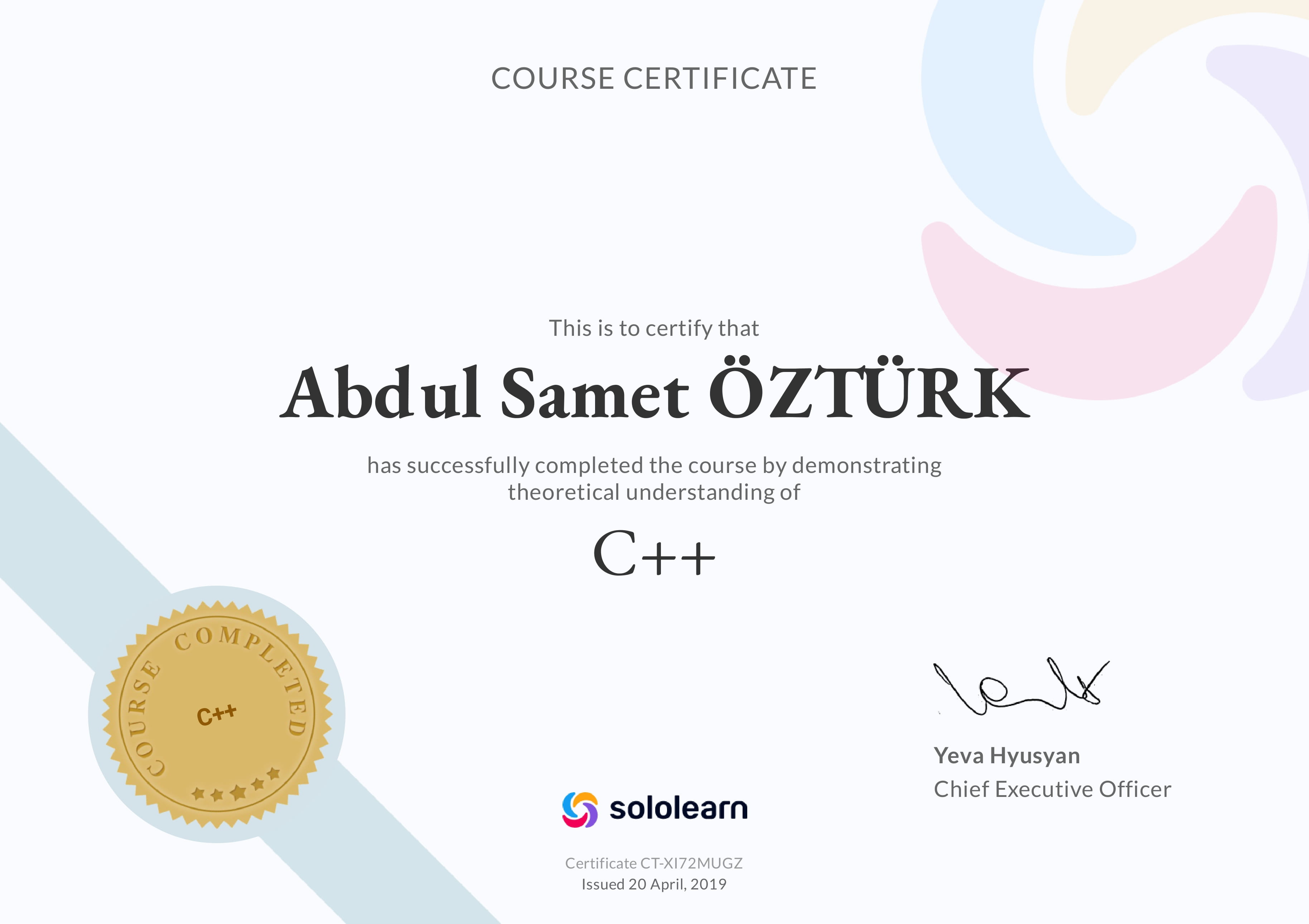 SOLOLEARN C++